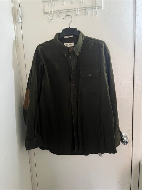 Orvis Other - Orvis Olive Green Field Jacket with Elbow Patches